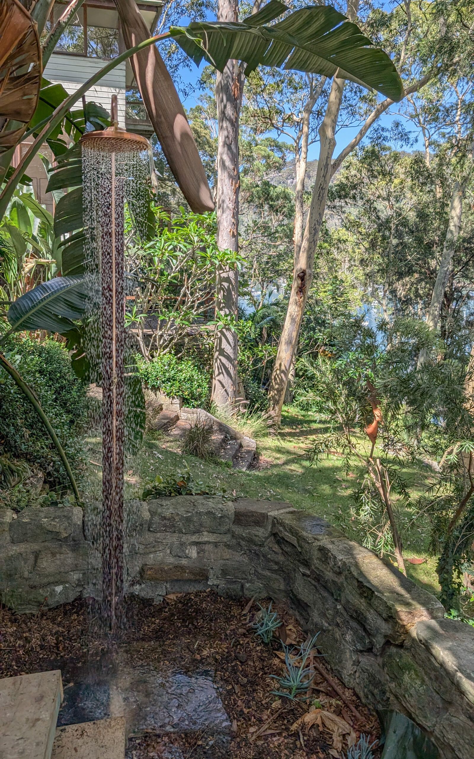 Copper Outdoor Shower in Church Point